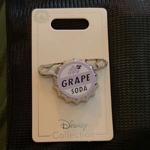 Disney Purple Grape Soda Badge Pin